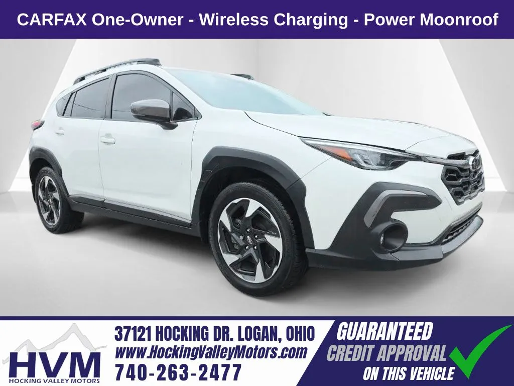 White 2024 Subaru Crosstrek Limited for sale in Logan, OH