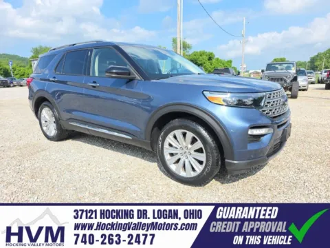 Blue 2020 Ford Explorer Limited for sale in Logan, OH