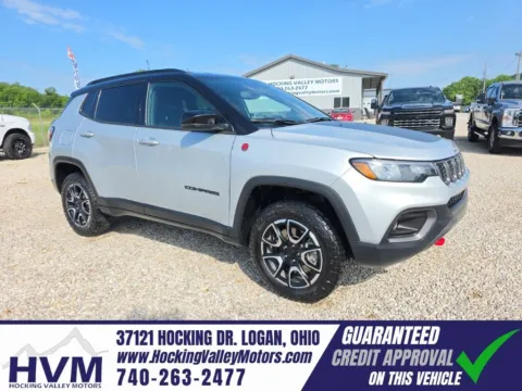 Silver 2024 Jeep Compass Trailhawk for sale in Logan, OH