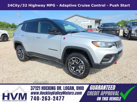 Silver 2024 Jeep Compass Trailhawk for sale in Logan, OH