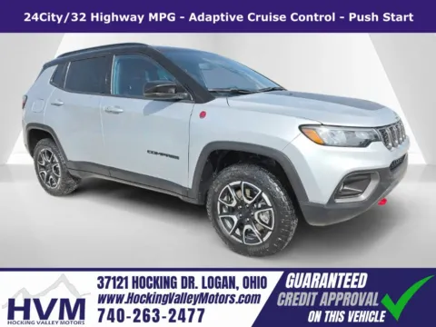 Silver 2024 Jeep Compass Trailhawk for sale in Logan, OH