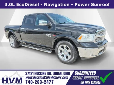 Black 2015 Ram 1500 Laramie for sale in Logan, OH
