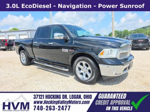 Black 2015 Ram 1500 Laramie for sale in Logan, OH