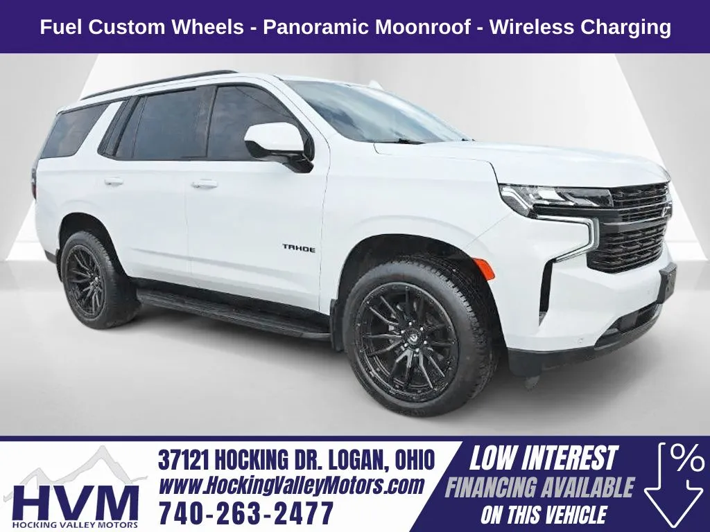 White 2023 Chevrolet Tahoe RST for sale in Logan, OH