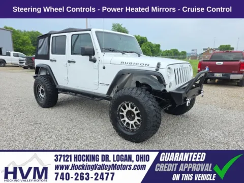 White 2018 Jeep Wrangler JK Unlimited Rubicon for sale in Logan, OH