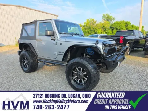 Silver 2017 Jeep Wrangler Sport for sale in Logan, OH