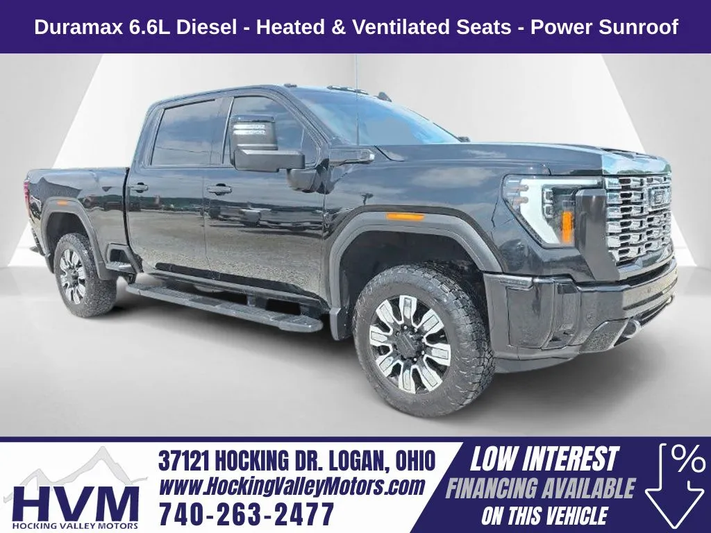 Black 2024 GMC Sierra 3500 HD Denali for sale in Logan, OH