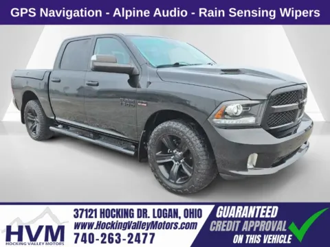 Black 2017 Ram 1500 Night for sale in Logan, OH