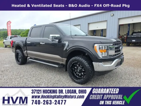 Black 2021 Ford F-150 Lariat for sale in Logan, OH