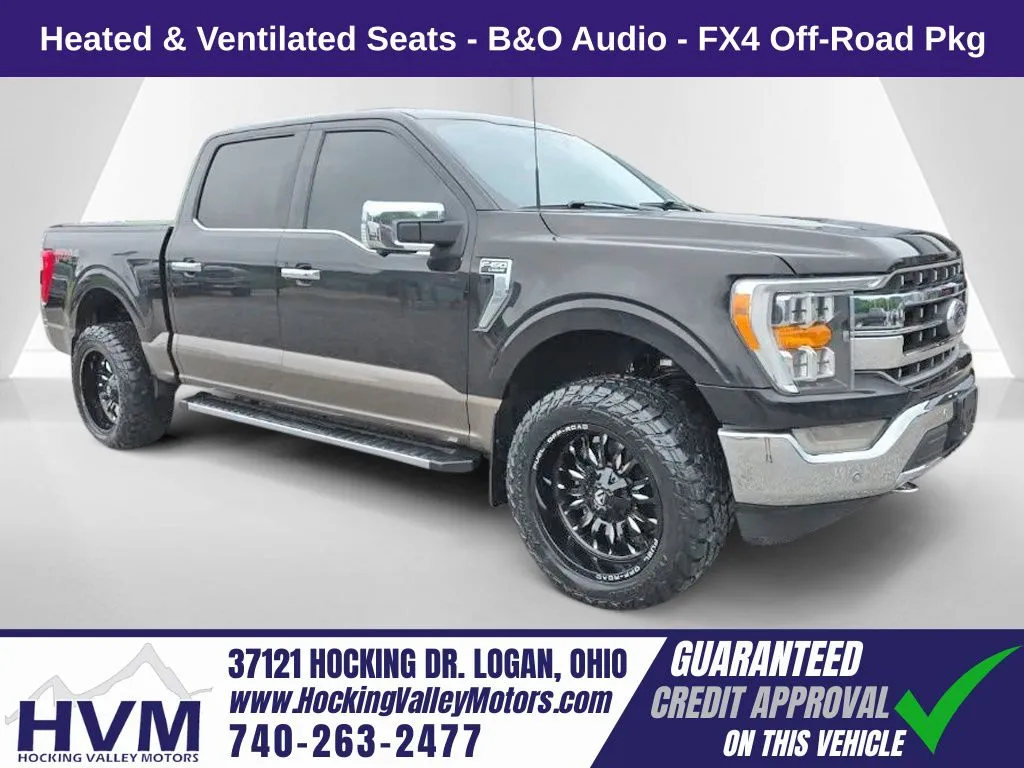Black 2021 Ford F-150 Lariat for sale in Logan, OH
