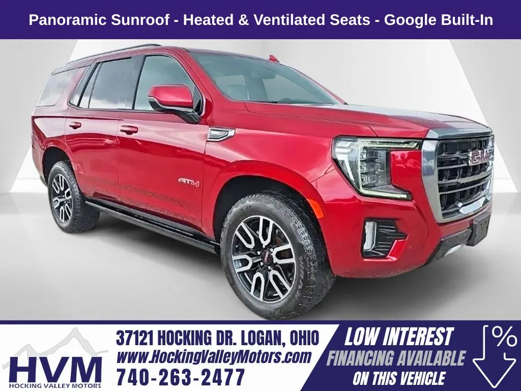Red 2023 GMC Yukon AT4 for sale in Logan, OH