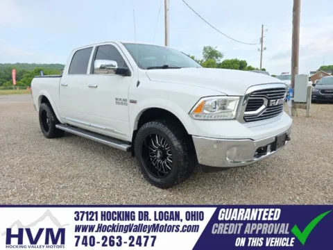 White 2016 Ram 1500 Laramie Longhorn for sale in Logan, OH