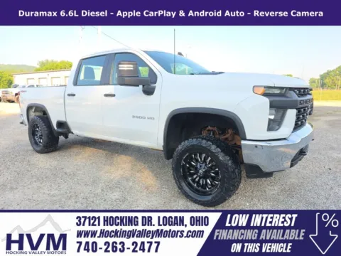 White 2022 Chevrolet Silverado 2500HD Work Truck for sale in Logan, OH