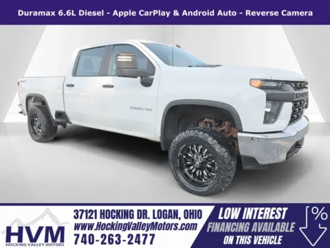 White 2022 Chevrolet Silverado 2500HD Work Truck for sale in Logan, OH