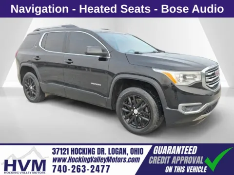 Black 2019 GMC Acadia SLT-1 for sale in Logan, OH