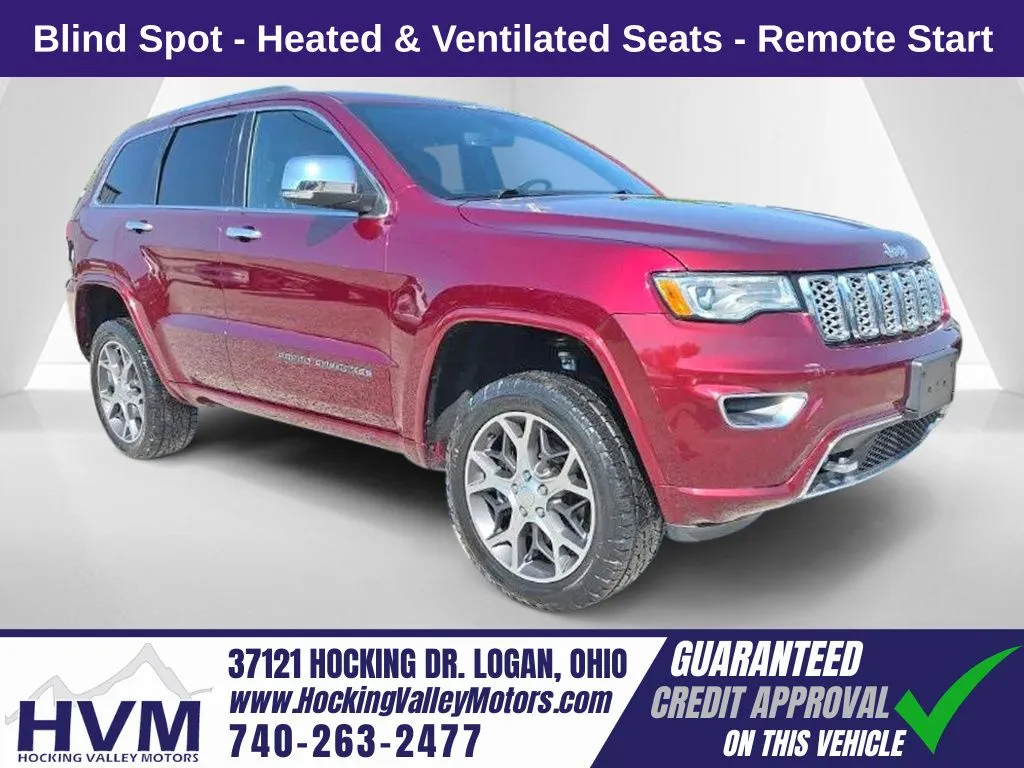 Red 2020 Jeep Grand Cherokee Overland for sale in Logan, OH