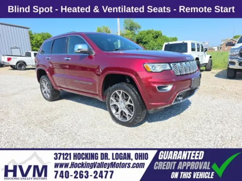 Red 2020 Jeep Grand Cherokee Overland for sale in Logan, OH