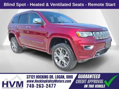 Red 2020 Jeep Grand Cherokee Overland for sale in Logan, OH