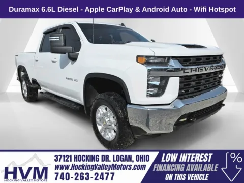 White 2021 Chevrolet Silverado 2500HD LT for sale in Logan, OH