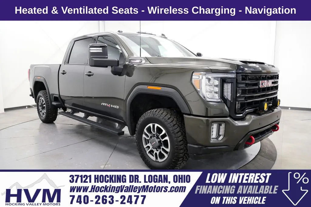 Green 2022 GMC Sierra 2500HD AT4 for sale in Logan, OH