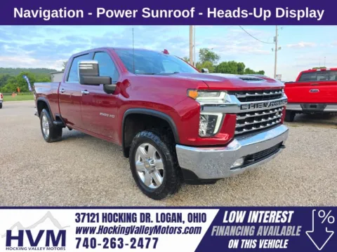 Red 2022 Chevrolet Silverado 2500HD LTZ for sale in Logan, OH