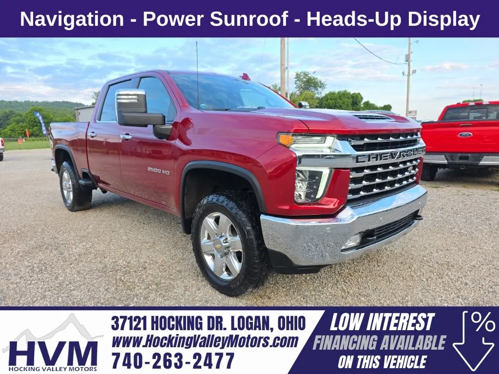 Red 2022 Chevrolet Silverado 2500HD LTZ for sale in Logan, OH