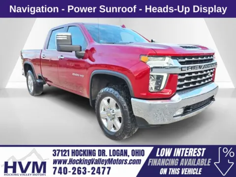 Red 2022 Chevrolet Silverado 2500HD LTZ for sale in Logan, OH