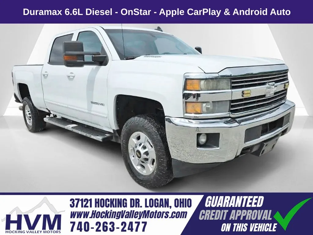 White 2016 Chevrolet Silverado 2500 HD LT for sale in Logan, OH