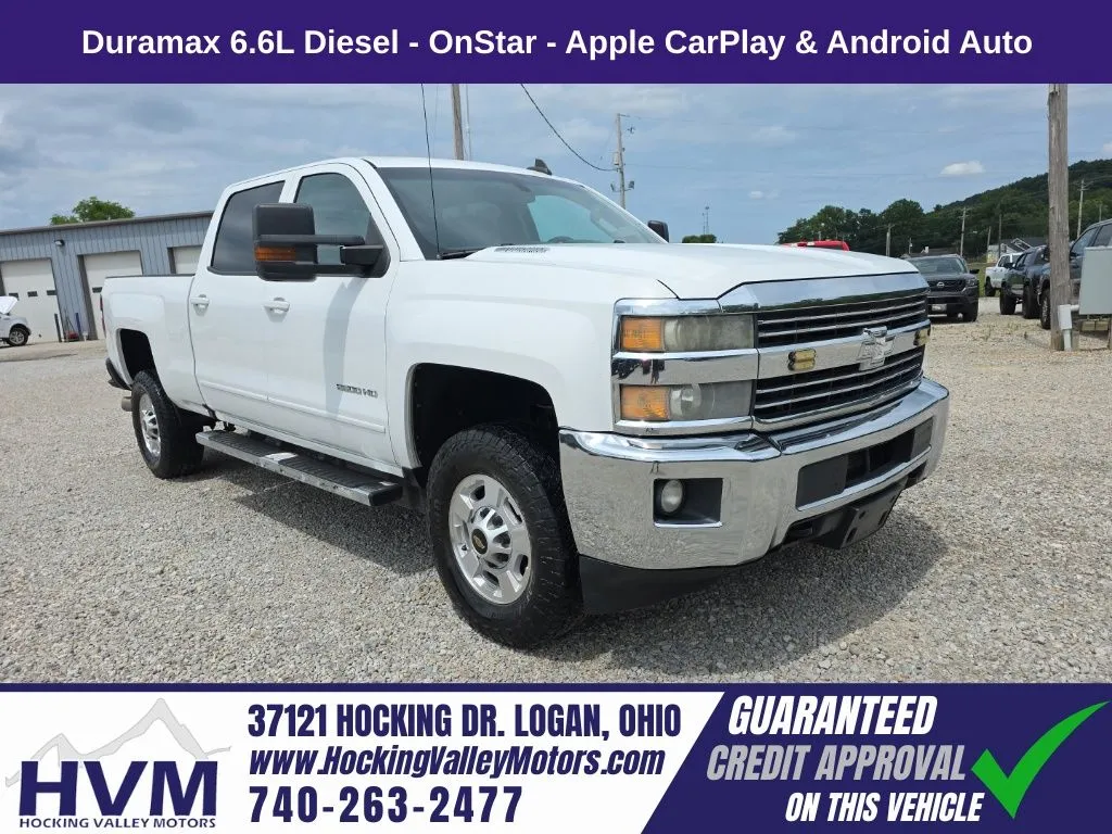 White 2016 Chevrolet Silverado 2500HD LT for sale in Logan, OH