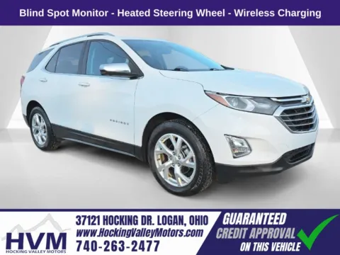 White 2021 Chevrolet Equinox Premier for sale in Logan, OH