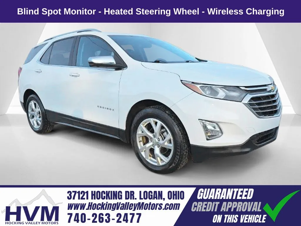 White 2021 Chevrolet Equinox Premier for sale in Logan, OH