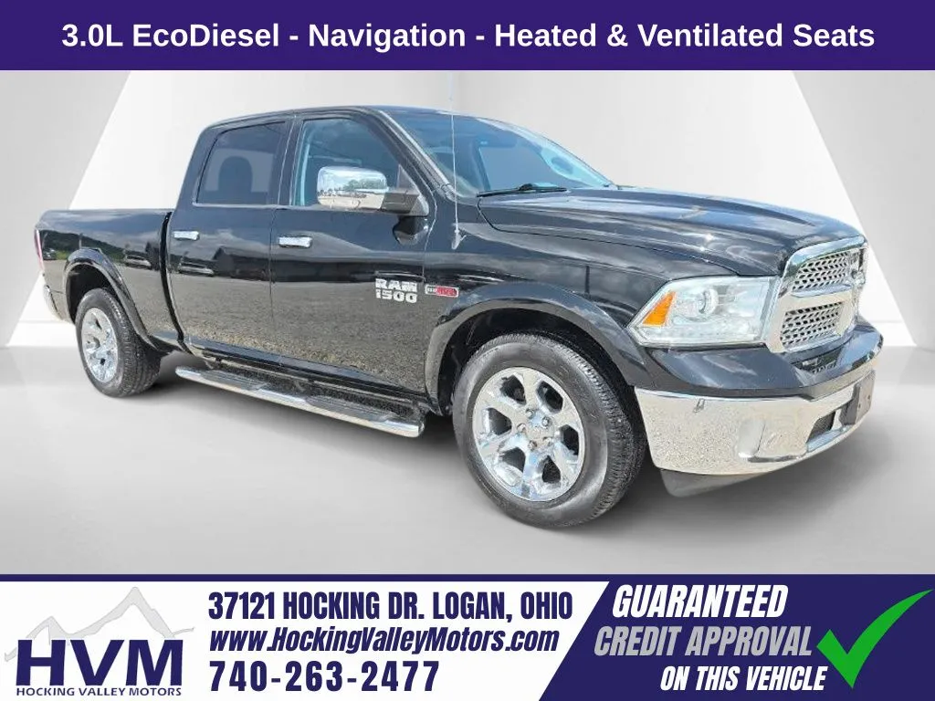 Black 2015 Ram 1500 Laramie for sale in Logan, OH