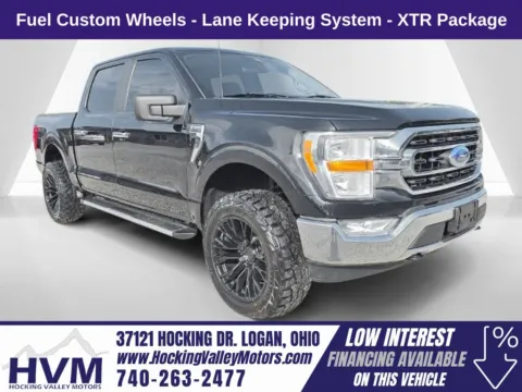 Black 2022 Ford F-150 XLT for sale in Logan, OH