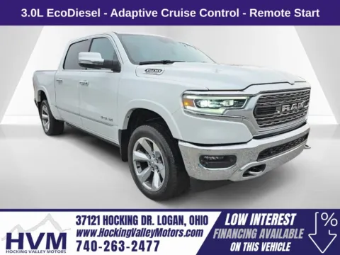 White 2021 Ram 1500 Limited for sale in Logan, OH