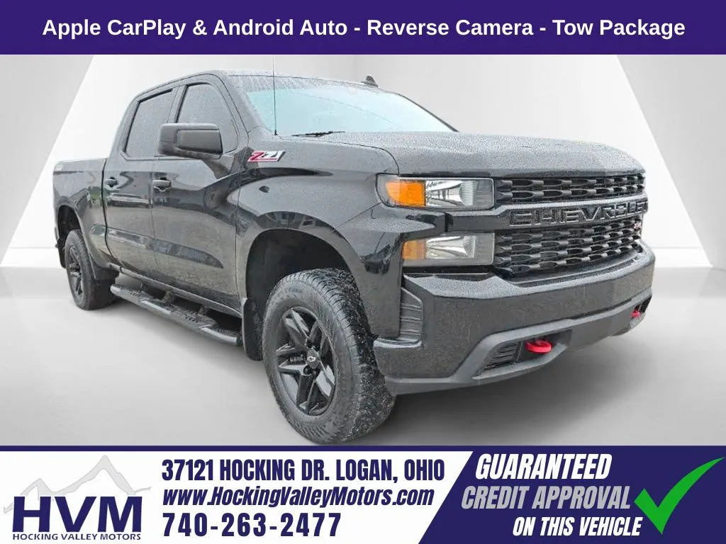 Black 2020 Chevrolet Silverado 1500 Custom Trail Boss for sale in Logan, OH