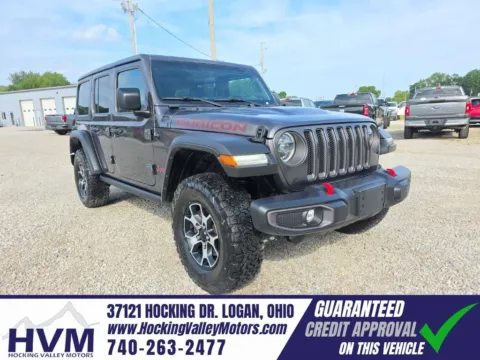 Gray 2021 Jeep Wrangler Unlimited Rubicon for sale in Logan, OH
