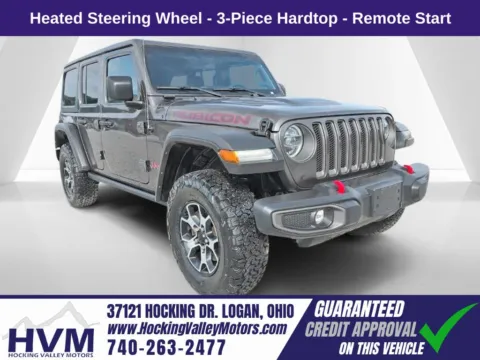 Gray 2021 Jeep Wrangler Unlimited Rubicon for sale in Logan, OH