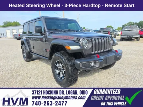 Gray 2021 Jeep Wrangler Unlimited Rubicon for sale in Logan, OH