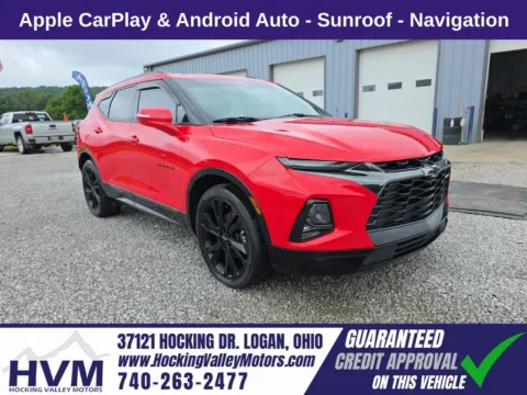 Red 2021 Chevrolet Blazer RS for sale in Logan, OH