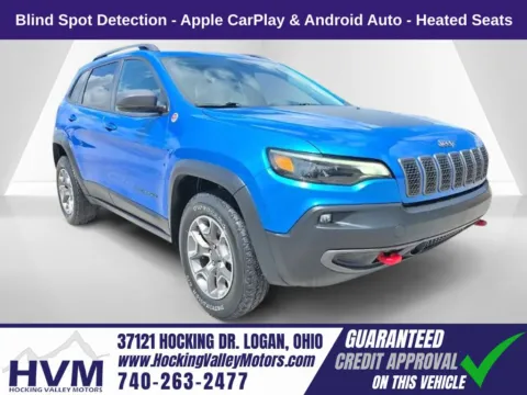 Blue 2021 Jeep Cherokee Trailhawk for sale in Logan, OH