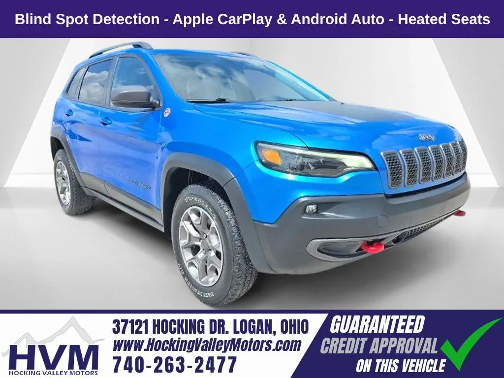 Blue 2021 Jeep Cherokee Trailhawk for sale in Logan, OH