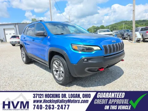 Blue 2021 Jeep Cherokee Trailhawk for sale in Logan, OH