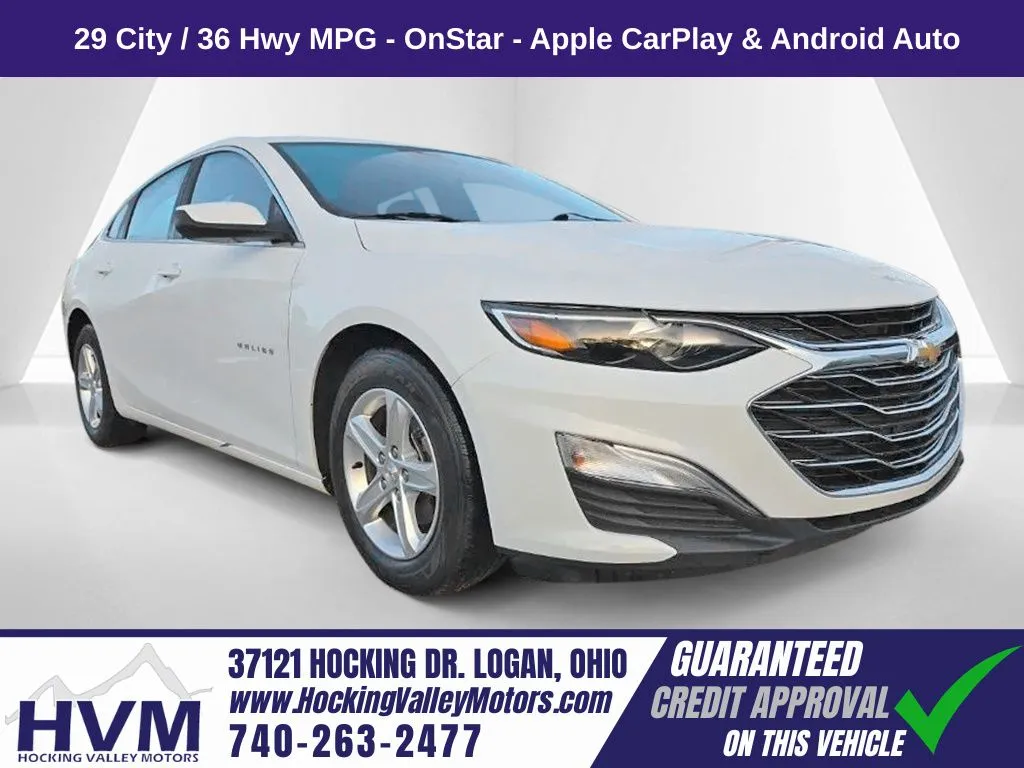 White 2022 Chevrolet Malibu LS for sale in Logan, OH