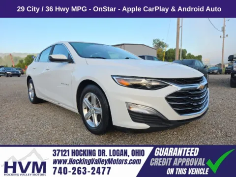 White 2022 Chevrolet Malibu LS for sale in Logan, OH