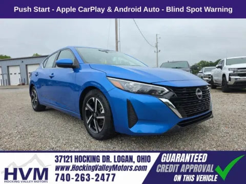 Blue 2024 Nissan Sentra SV for sale in Logan, OH