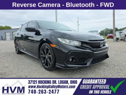 Black 2017 Honda Civic Sport for sale in Logan, OH