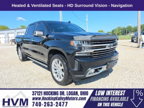 Black 2020 Chevrolet Silverado 1500 High Country for sale in Logan, OH
