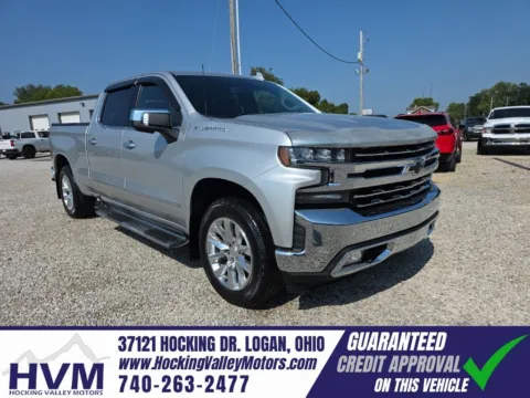 Silver 2020 Chevrolet Silverado 1500 LTZ for sale in Logan, OH