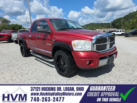 Red 2008 Dodge Ram 1500 Laramie for sale in Logan, OH