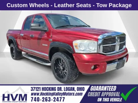 Red 2008 Dodge Ram 1500 Laramie for sale in Logan, OH